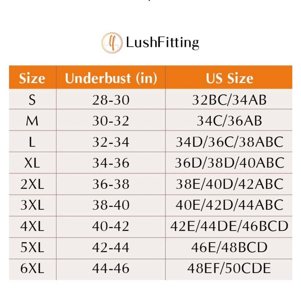 LushFitting Push-up Seamless Bra Wireless Sz 4 XL - Picture 7 of 7